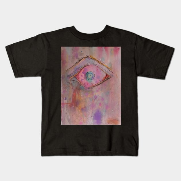 lsd eye Kids T-Shirt by Mike Rules